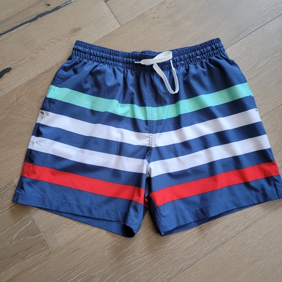 chubbies Swim Euc Chubbies Swim Trunks Striped Swim Shorts Mens Sz